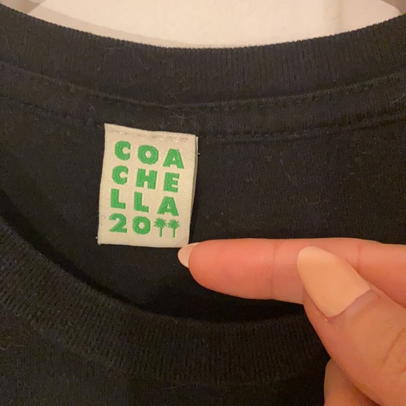 Coachella 2011 Black T-Shirt Lineup | Size S-M - Picture 3 of 5